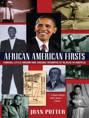 cover image of African American Firsts